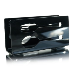 Napkins holders fork and spoon