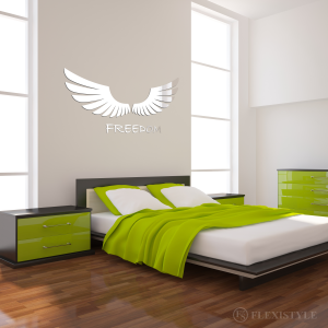 Dekorativer Acrylspiegel WINGS FREEDOM
