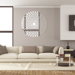 Dekorativer Acrylspiegel DAISY 120 cm