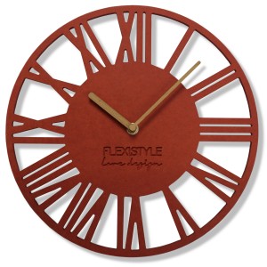 Wanduhr Loft Piccolo 30cm Rot
