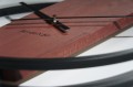 Zegar ścienny drewniany LOFT OVAL mahoń 50cm zoom4