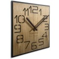 Zegar ścienny DIGITS dębowy 50cm