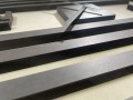 Zegar ścienny czarny LAMELE SQ 60cm