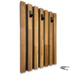 Holzkleiderbügel mit Lamellen 40cm