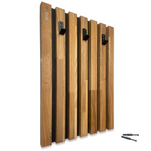 Holzkleiderbügel mit Lamellen 40cm