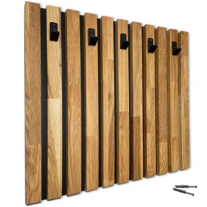 Holzkleiderbügel mit Lamellen 60cm