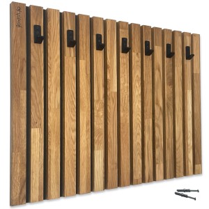 Holzkleiderbügel mit Lamellen 80cm