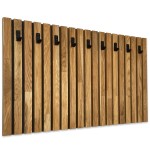 Holzkleiderbügel mit Lamellen 100cm