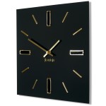 Modern Uhr Schwarz BRILLIANT 30cm