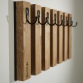 Drewniany wieszak na klucze Lamele 40cm