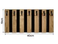 Drewniany wieszak na klucze Lamele 40cm