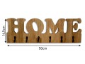 Drewniany wieszak na ścianę HOME Dębowy 50cm
