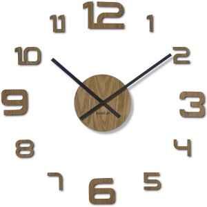 Große Holz-Wanduhr OakTime 50–75 cm