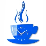 Moderne Küchenuhr Tasse Blu