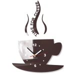 Moderne Küchenuhr Tasse Wenge