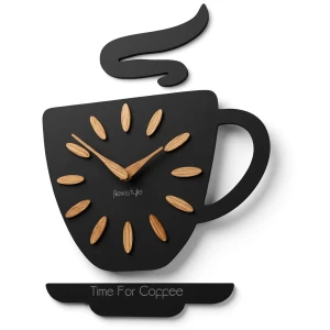 Time for Coffee – Design-Wanduhr in Form einer Kaffeetasse