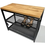 Loft shoe cabinet, oak seat, 60 cm 