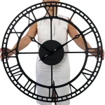 Groß  wanduhr Retro 80 cm