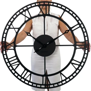 Groß  wanduhr Retro 80 cm