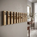 Drewniany wieszak na klucze Lamele 60cm
