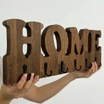Eichen Wandhaken HOME 50cm braun