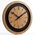 Dębowy zegar ścienny Black&Oak dębowy
