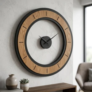 OSLO Holzwanduhr 75 cm
