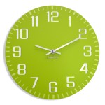 Lesbare Wanduhr FACILE Olive 30cm
