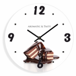 A&T Küchenuhr Schokoladenkuchen 30cm