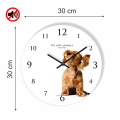 Zegar dla dzieci Piesek Spaniel Wymiary