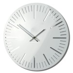 Wanduhr TRIM  weiß glänzend 30cm