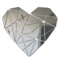 Lustro ozdobne Serce Geometryczne naklejane