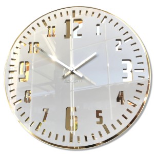 Wanduhr UNIQUE Golderspiegel 30cm
