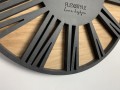 Duży zegar ścienny Roman czarny Loft 50cm zoom3