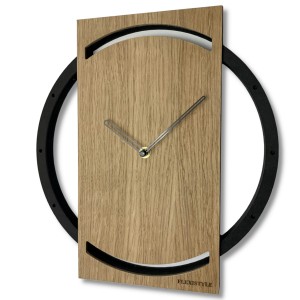 Holzwanduhr Wood Oak 2