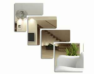Acrylic mirror squares