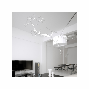 Decorative mirror Horse