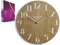 Zegar ścienny do salonu Londyn Retro Wood 30cm zoom3