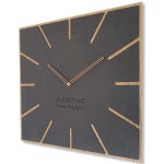 Große Wanduhr schwarz EKO EXACT 4 50cm