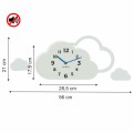 Zegar ścienny dla dzieci Chmurki Wymiary