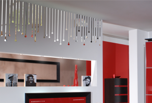 Acrylic mirrors icicles