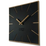 Große Wanduhr schwarz EKO EXACT 40cm