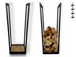 Fireplace wood stand OAK