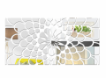 Duże lustro akrylowe Flower Power 140x70cm