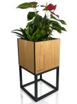 Flowerbed LOFT FIORINO oak 22x22x40 cm
