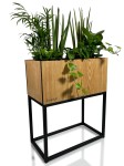 Flowerbed LOFT FIORINO, oak 42x22x50 cm