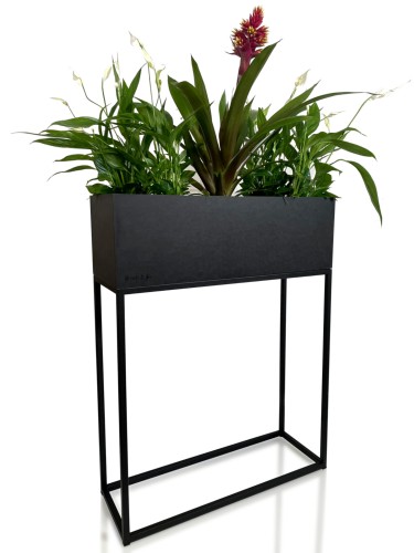 Kwietnik loftowy FIORINO metalowy 62x22x80 cm