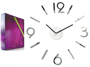 Big wall clock DIY Admirable4 50-75 cm mirror