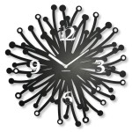 Große Metallwanduhr Finezza 50cm 
