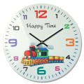 Zegar ścienny dla dzieci TRAIN 30cm